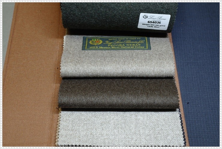 Overcoats Pecora Nera ( 530 gm/mt ) 100% Merino Wool